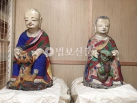 28년 만에 돌아온 옥천사 나한상