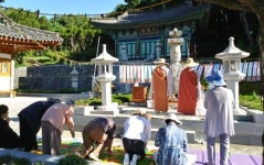 아산 송암사, 미륵불 보존처리 시행