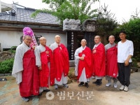 태고종 전북종무원 춘명 스님 공적비 제막