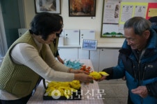 청계사, 동지 맞아 팥죽 나눔