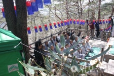 해인사, 코로나19 극복 발원 첫 마애약사불 법회