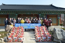진안 마이산탑사·쌍봉사, 쌀 20kg 쌀 90포 나눔