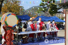 성철 큰스님 생가상징조형물 겁외사 석조사면불 조성