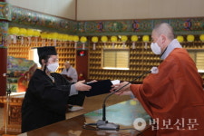 통도사 마산포교당 정법사, 영축불교대학 졸업식 봉행