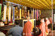 구례 천은사, 아미타후불탱화 점안 법회