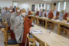 수행결사·회관보수·20주년사업 등 비구니원로스님들에 보고