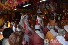삼론종 광천사, 도량 개산·부처님 점안