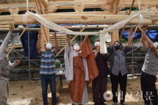 청양 포란사, 대웅전 상량식 봉행