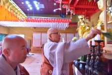 익산 관음사, 보물 목조관음보살입상 점안식