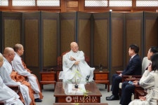 총무원장 진우 스님, 제주도 명상 명소로 거듭나길