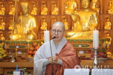 부산 해운대 유연선원, 제42차 100일 기도 입재 법회 봉행