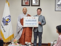 불자 배우 임혁, 불자대상 상금 1000만원 전법포교기금으로 쾌척