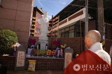 진주 약사정사, 석조관세음보살입상 조성…자비실천 발원