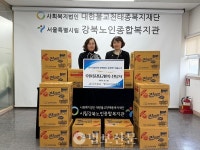 강북노인종합복지관, 저소득 어르신 위한 라면 후원받아