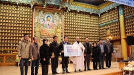오대산 월정사, 여객기 사고 희생자 추모 및 국태민안 발원