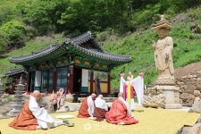 옥천 가산사, 나한전 등 점안법회 봉행