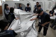 더프라미스, 노인친화형 복지시설 대피소 훈련 실시