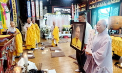 일붕선교종 전 총무원장 경원 대종사 49재 엄수