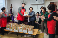 보은사·아시아밝음공동체, 껌땀으로 어르신 100명 공양