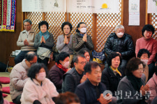 부산 행복선원, 심산 스님 초청 금강경 800일 회향 법회 봉행