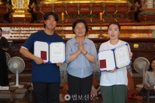 조계사청년회, 집전·절하기 수행으로 신심 다졌다