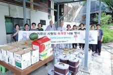 대전 죽림정사, 대화동 경로당 17곳에 수박·육개장 나눔