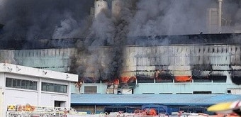 금호타이어 광주공장 화재로 생산 중단 및 시민 불안 유발