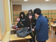 김승환 교육감, 전주 솔내고 찾아 수험생 응원