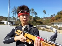 무주군청 바이애슬론팀 박효범 선수, 금메달 쐈다