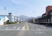 창원시, 공단로 풍산홀딩스 앞 포켓차선 설치로 기업사랑