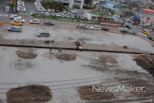 화순군, 청사 주차장 잔디블럭으로 새롭게 단장