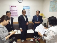 홍윤식 행자부장관 신안군 방문