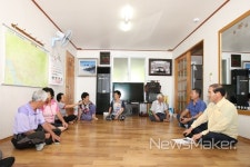 이항로 진안군수, 폭염 속 무더위쉼터 방문