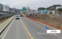 창원시, 내서IC 교차로 진입도로 확장...효율적인 출퇴근로 확보