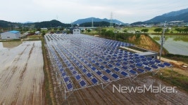 고성군, 영농형 태양광 발전 개시