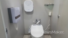 순창군청 화장실 내 휴지통이 사라진다
