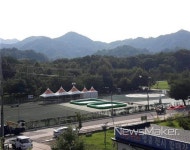 함양군, 천년숲 상림공원에 어린이 물놀이장 무료 운영