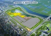 순천시, 동천변 저류지 조성사업 마무리에 박차