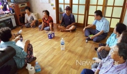 산외면 강평원 신임면장, 경로당 방문...현장 밀착형 행정 펼쳐