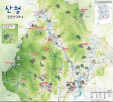 산청군, 관광안내지도 전면 개편