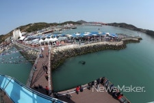 강진군, 주말 마량항 놀토수산시장 인파로 북적 북적