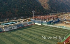 인제군, 기린 다목적체육관 건립 순항