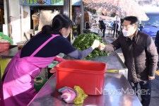 여수시, 설 명절 앞두고 민생행보.. 흥국상가 전통시장 등 방문