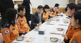 전북자치도, 도내 8개 소방서에 집단급식소 운영, 소방공무원의 급식환경 개선 나서