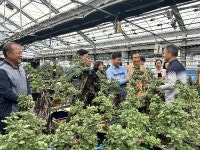 함평군 화훼산업 선진 기술, 익산시에서 벤치마킹 방문 찾아