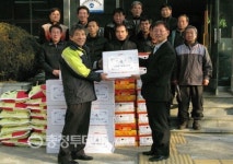 단양 가곡의용소방대 생필품 기탁