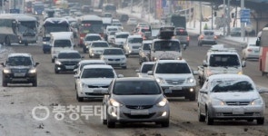 시장 부재중인 청주시 … 10㎝ 눈에 도심교통 대란