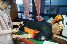 보령소방서 사랑의 헌혈행사