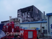 천안 타일공장 원인모를 화재 1시간만에 진화 … 화인 확인중