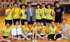 [대전시장배 배구대회]2연패 달성 지역에 적수가 없다